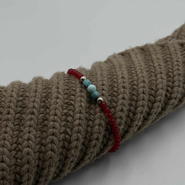 MEN Kugelarmband „Alonso“ mit Edelstein aus 925er Sterling Silber
