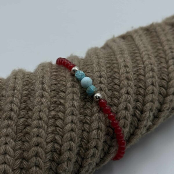 Alternative view of MEN Kugelarmband „Alonso“ mit Edelstein aus 925er Sterling Silber