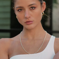 Alternative view of Kette Belisa Bicolor 925 Sterling Silber / goldplattiert