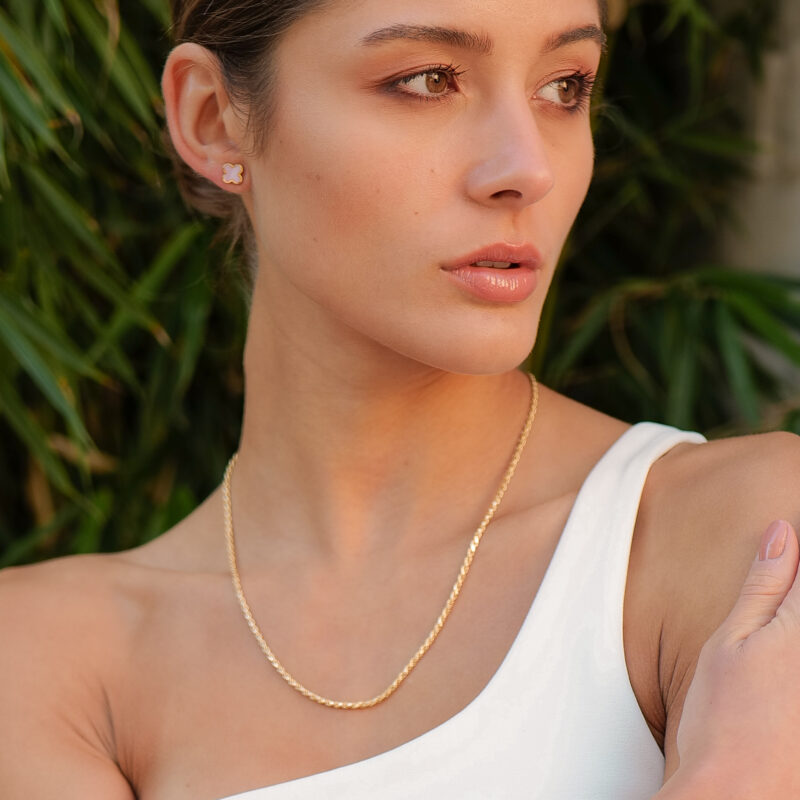 Alternative view of Kordelkette "Raffaela" aus 925 Sterling Silber, goldplattiert