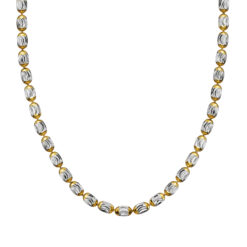 Kette Belisa Bicolor 925 Sterling Silber / goldplattiert