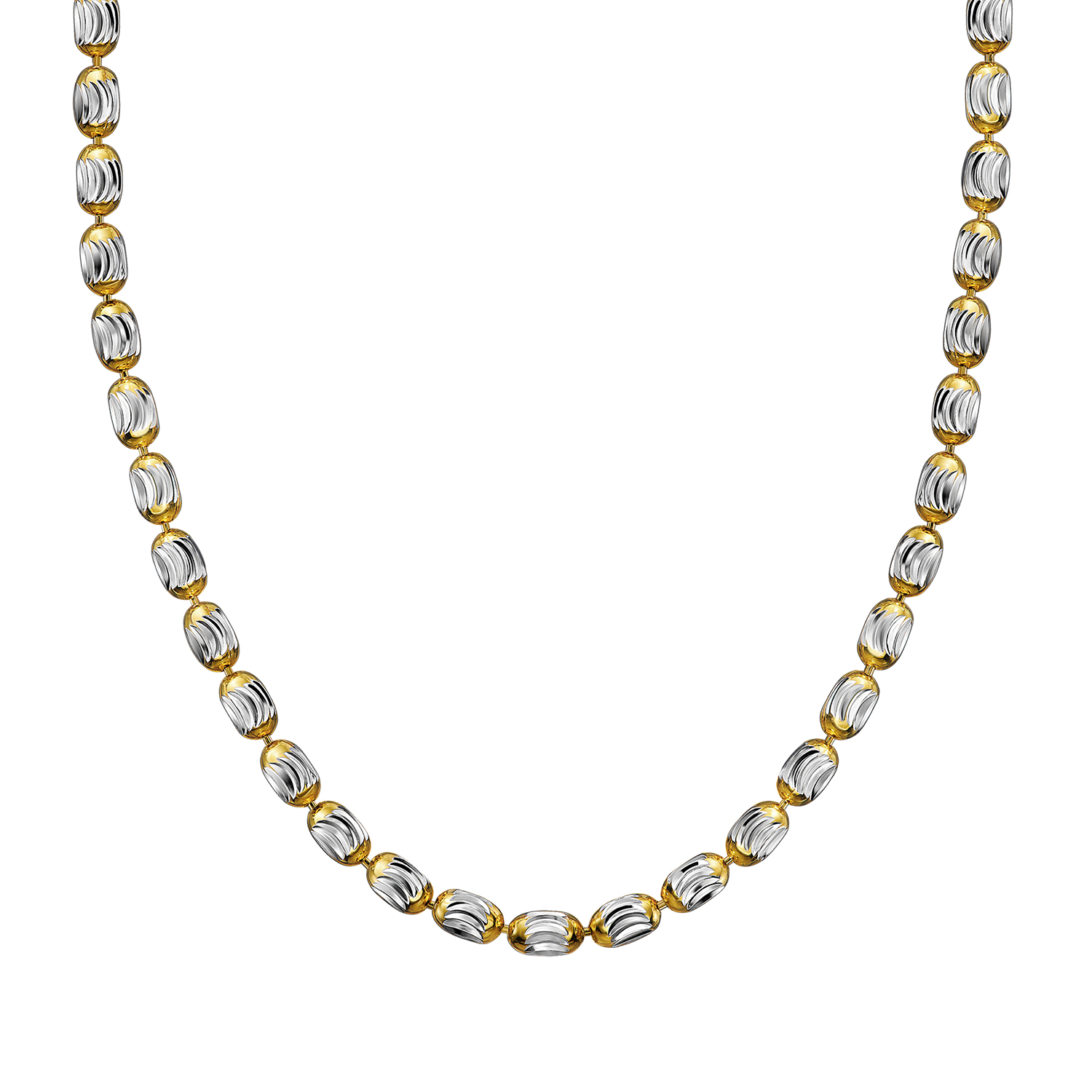 Kette Belisa Bicolor 925 Sterling Silber / goldplattiert