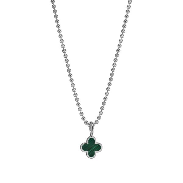 Alternative view of Kette „New York“ Mini mit Malachit aus 925er Sterling Silber