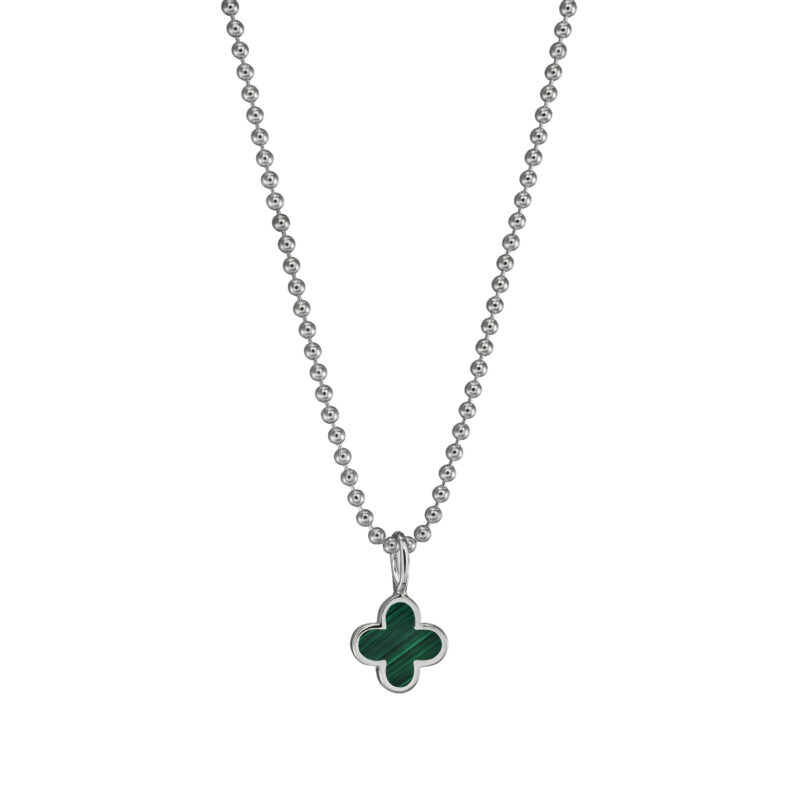 Alternative view of Kette „New York“ Mini mit Malachit aus 925er Sterling Silber