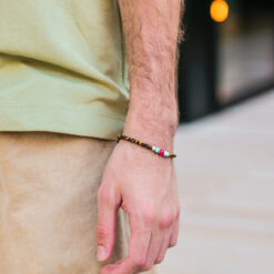 Alternative view of MEN Kugelarmband Yago Edelstein mit 925 Sterling Silber