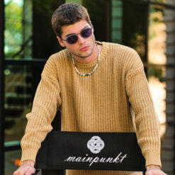 MEN Ben Kugelkette Edelstein mit 925 Sterling Silber