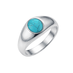 Ring „Sergio“ aus 925er Sterling Silber & Türkis