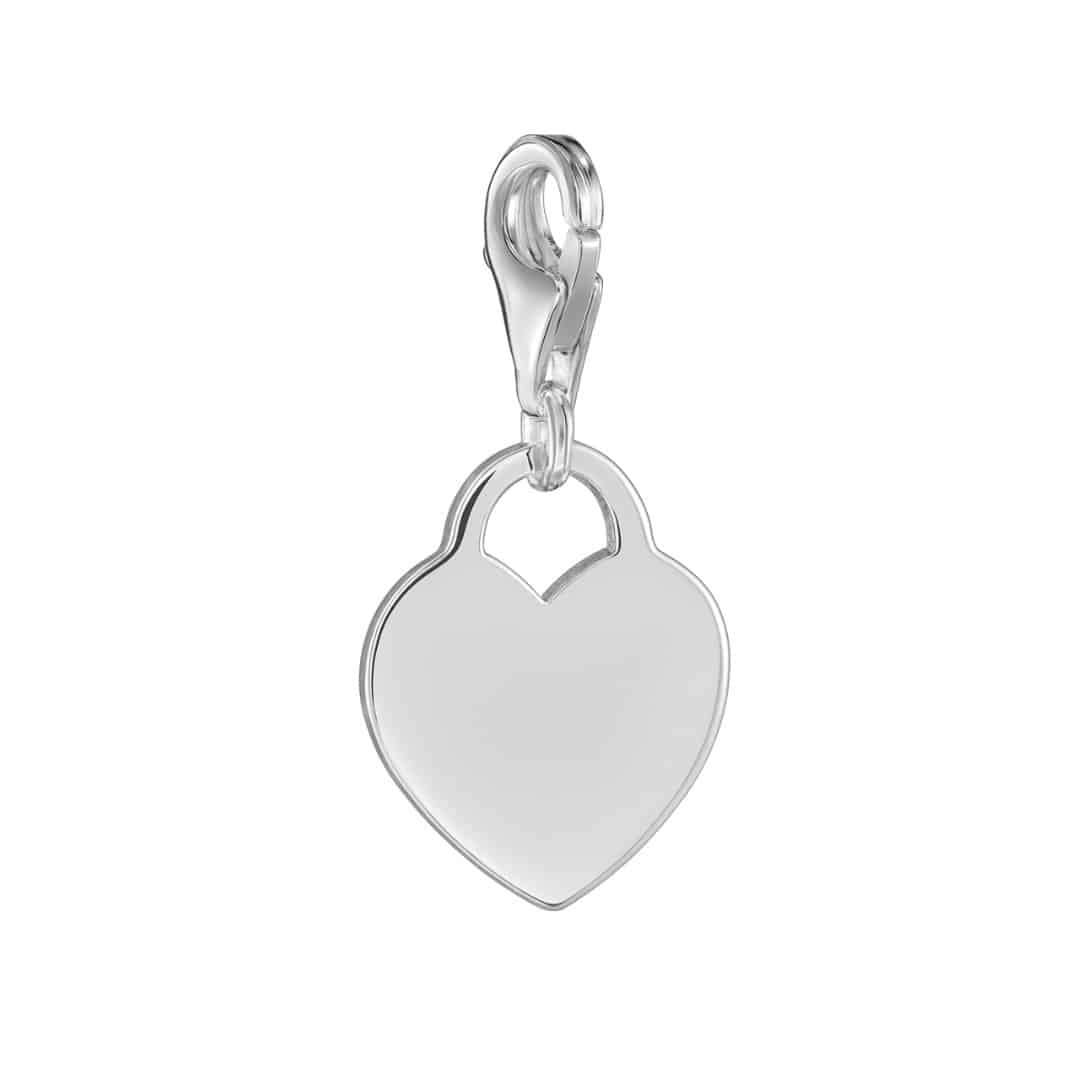 Charms Kleeblatt Herz Helen 925 Sterling Silber
