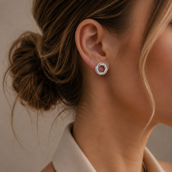 Alternative view of Ohrringe "Dama" aus 925 Sterling Silber mit Zirkonia