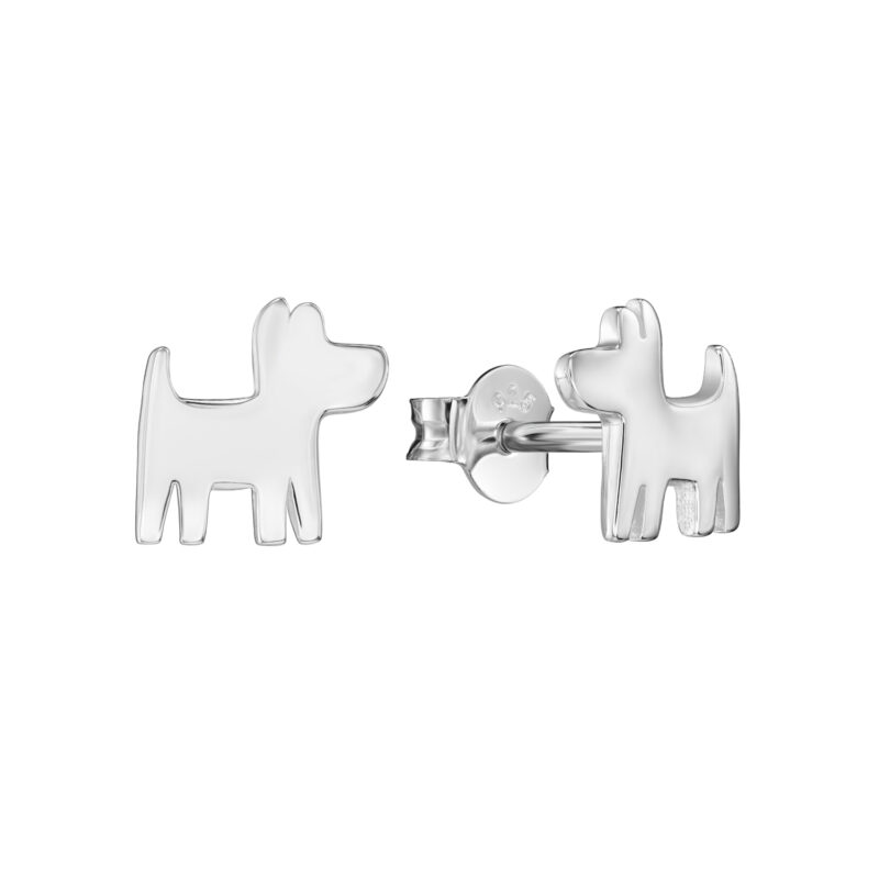 KIDS Ohrringe Hund 925 Sterling Silber