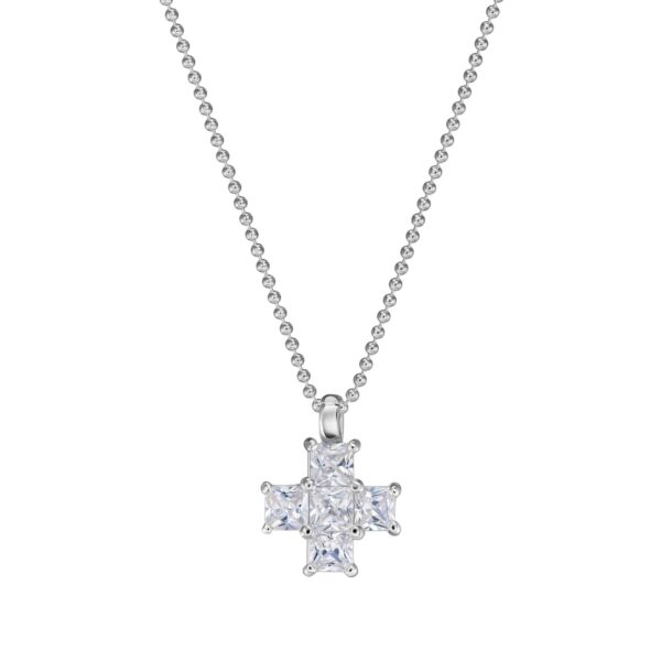 Alternative view of Kette "Madia" aus 925 Sterling Silber mit weißem Zirkonia