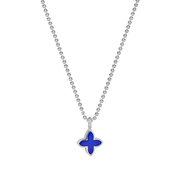 Alternative view of Kette „Mini Coslada“ mit Lapislazuli aus 925er Sterling Silber