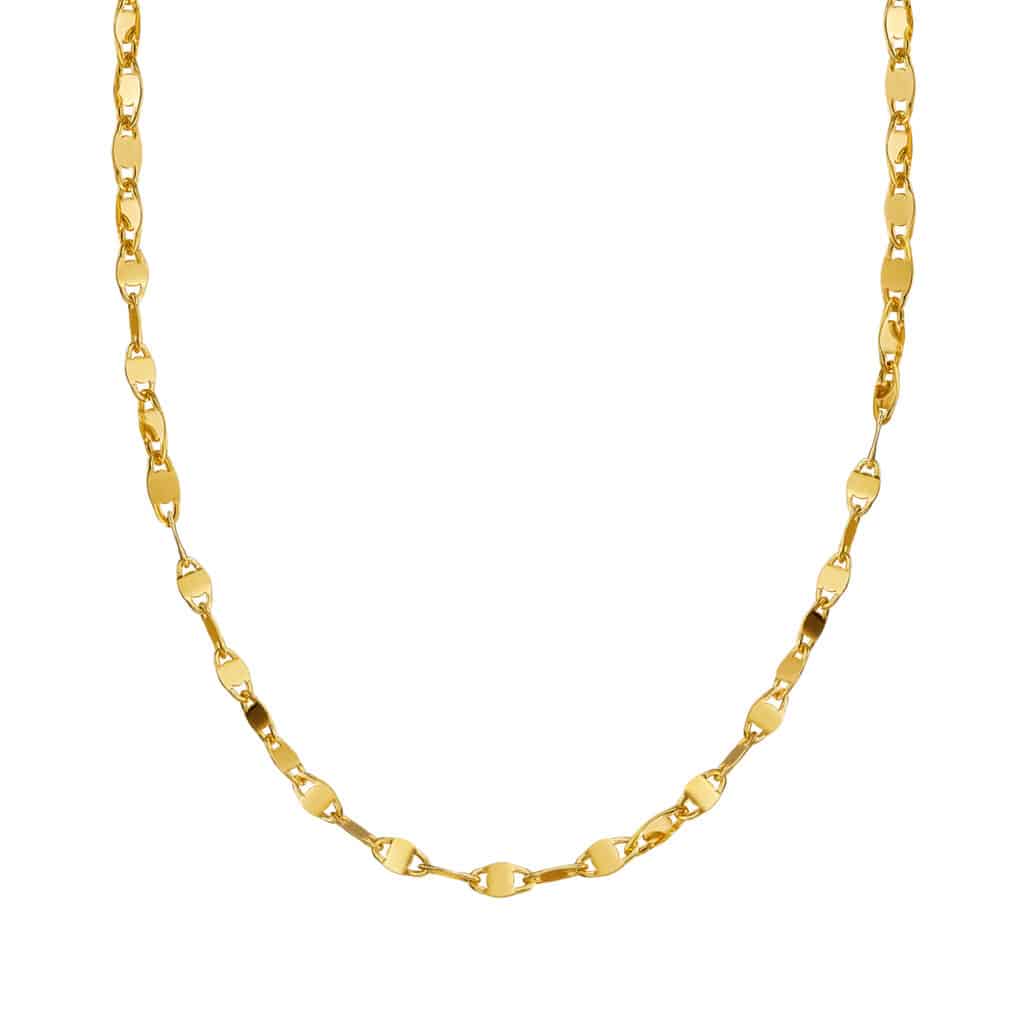 Kette "Sira" aus 925 Sterling Silber, goldplattiert