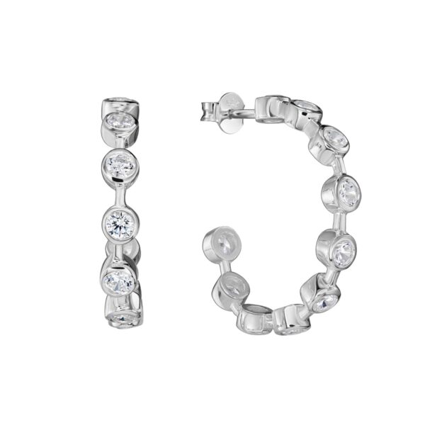 Ohrringe "Nalleli" aus 925 Sterling Silber mit Zirkonia