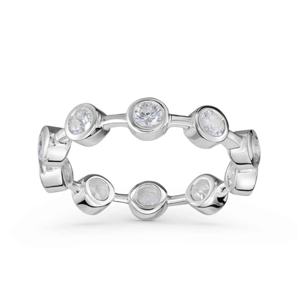 Ring „Nalleli“ aus 925 Sterling Silber mit Zirkonia