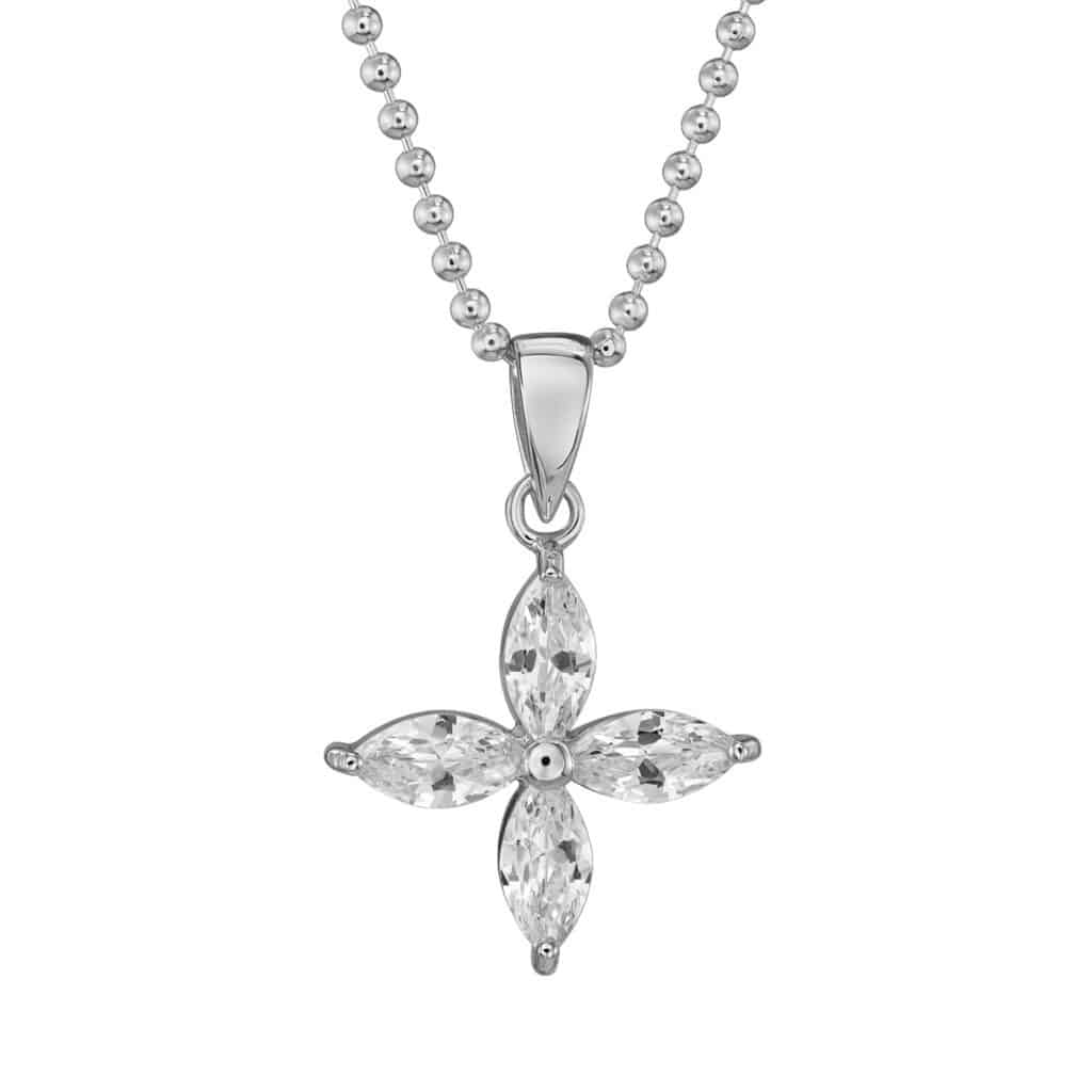 Kette „Eleni“ aus 925er Sterling Silber & Zirkonia