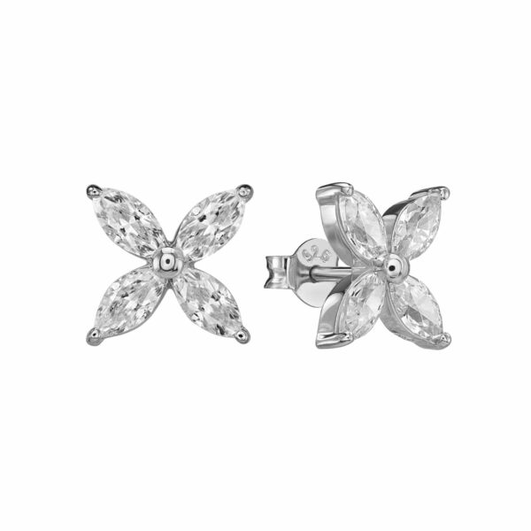 Ohrringe „Eleni“ aus 925er Sterling Silber & Zirkonia