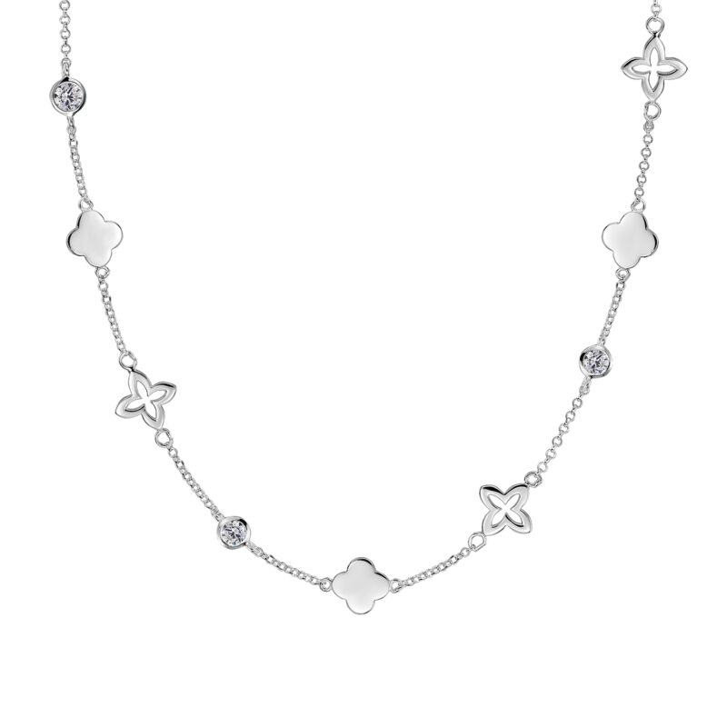 Alternative view of Kette "Cosladonia" aus 925 Sterling Silber mit Zirkonia