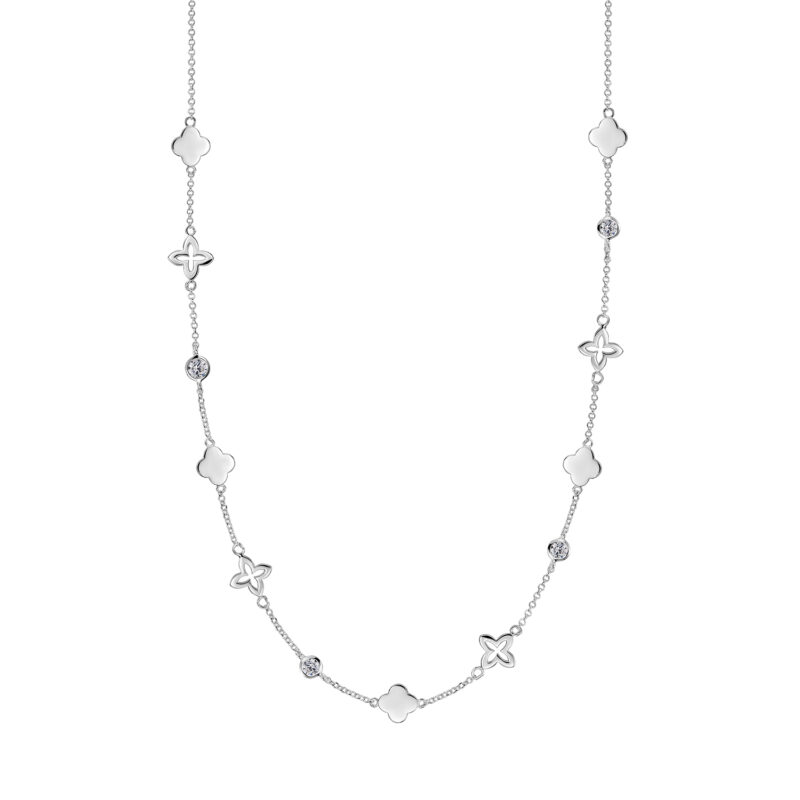 Kette "Cosladonia" aus 925 Sterling Silber mit Zirkonia
