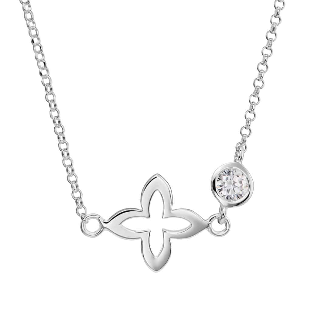 Kette "Coslada" aus 925 Sterling Silber mit Zirkonia