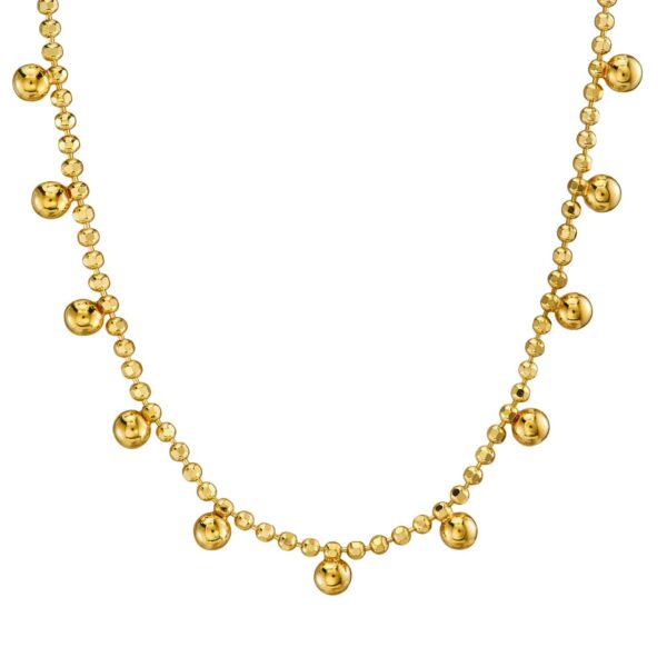 Alternative view of Kette "Ramira" aus 925 Sterling Silber, goldplattiert