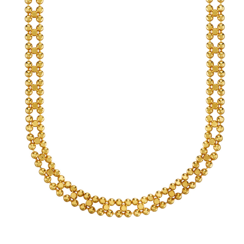 Alternative view of Kette "Tejana" aus 925 Sterling Silber, goldplattiert