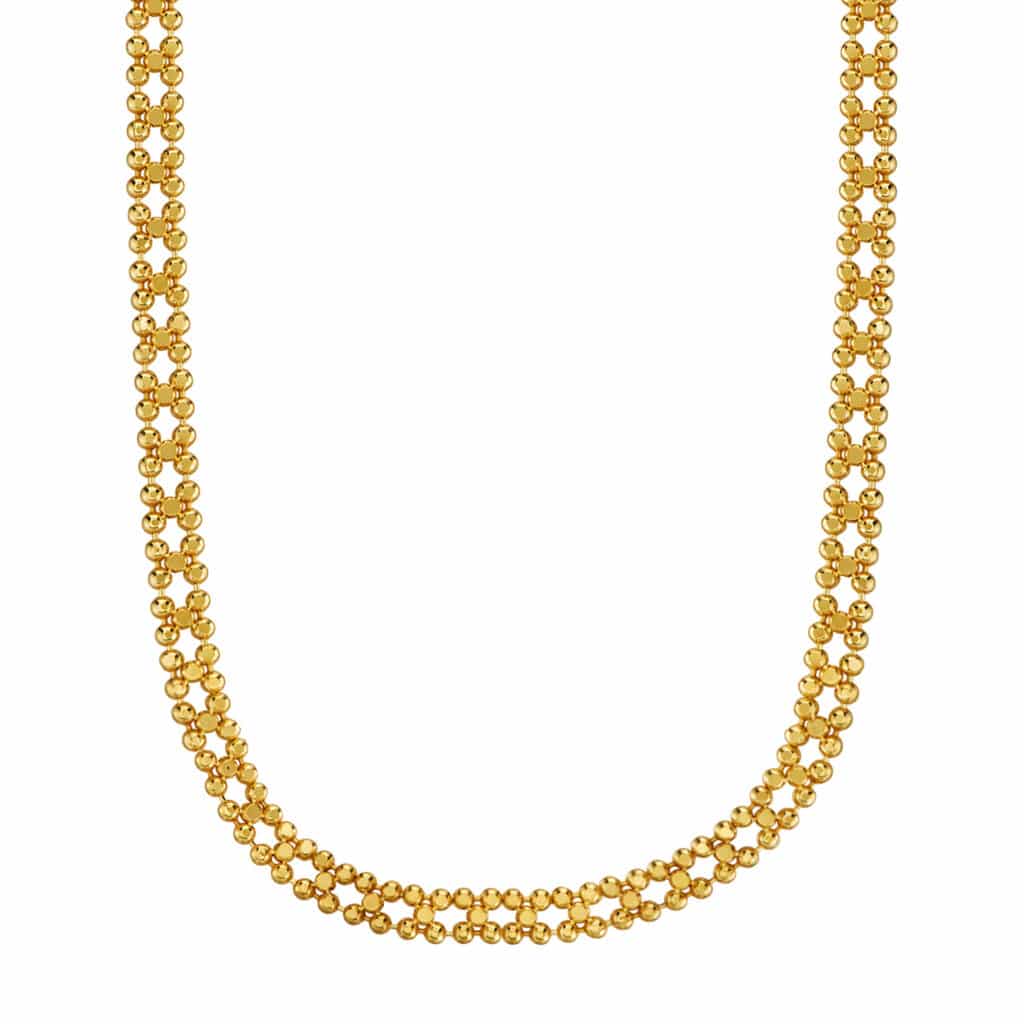 Kette "Tejana" aus 925 Sterling Silber, goldplattiert