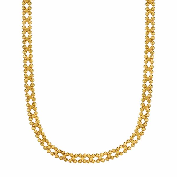 Kette "Tejana" aus 925 Sterling Silber, goldplattiert