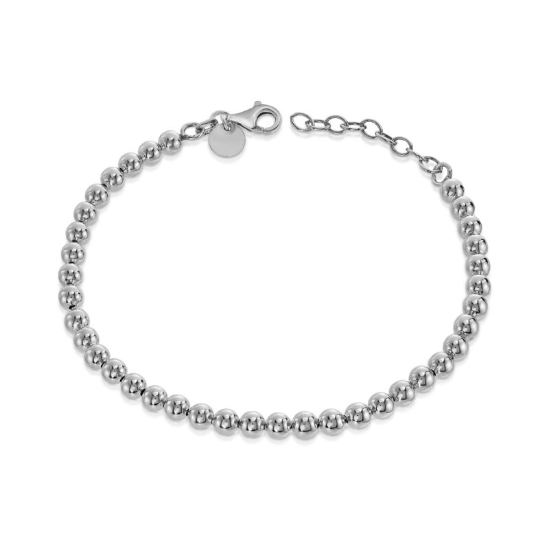 Kugelarmband „Camila“ 4 mm aus 925er Sterling Silber