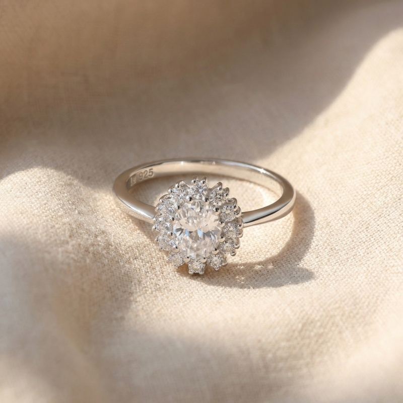 Alternative view of Ring "Princess White" aus 925 Sterling Silber mit Zirkonia