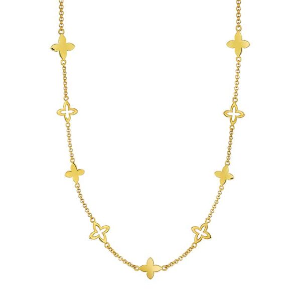 Kette "Florez" aus 925 Sterling Silber, goldplattiert