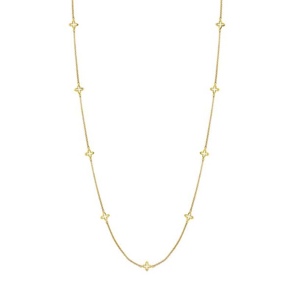 Kette "Coslada" (lang) aus 925 Sterling Silber, goldplattiert