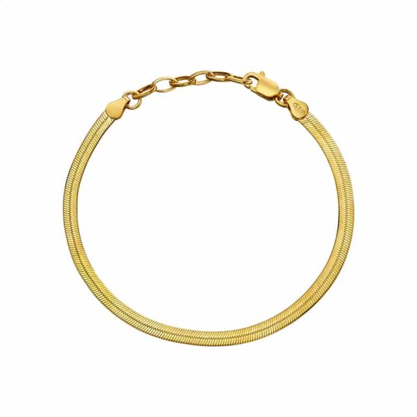 Armband "Tanvania" aus 925 Sterling Silber, goldplattiert