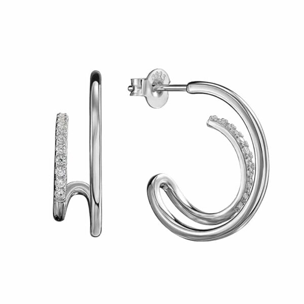 Ohrringe „Susanna“ mit Zirkonia aus 925er Sterling Silber