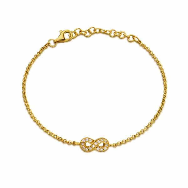 Armband „Venice“ aus 925er Sterling Silber, goldplattiert