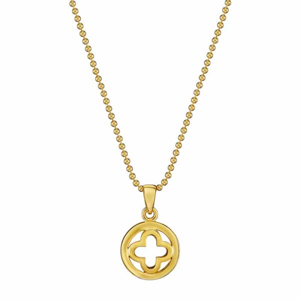 Kette "Moulin" aus 925 Sterling Silber, goldplattiert
