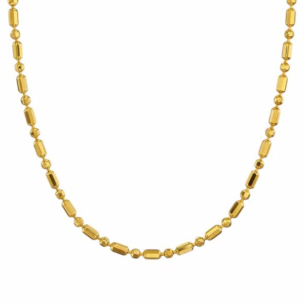 Alternative view of Basickette „Abella“ aus 925er Sterling Silber, goldplattiert