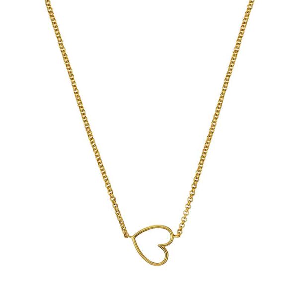 Kette "Gracja" aus 925 Sterling Silber, goldplattiert