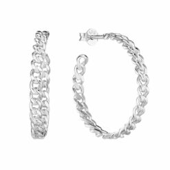 Ohrringe Creolen Lime 925 Sterling Silber