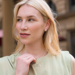 Alternative view of Ohrringe Kleeblatt Moulin 925 Sterling Silber