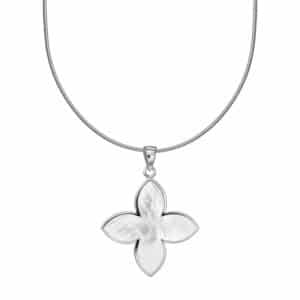 Reifenkette „Coslada“ mit Perlmutt aus 925er Sterling Silber