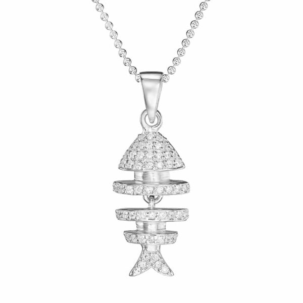 Kette "Finyo" aus 925 Sterling Silber mit Zirkonia