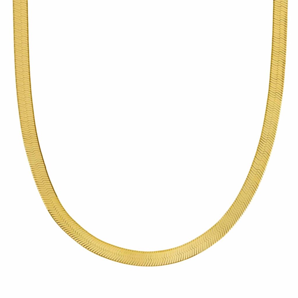 Kette "Tanvania" aus 925 Sterling Silber, goldplattiert
