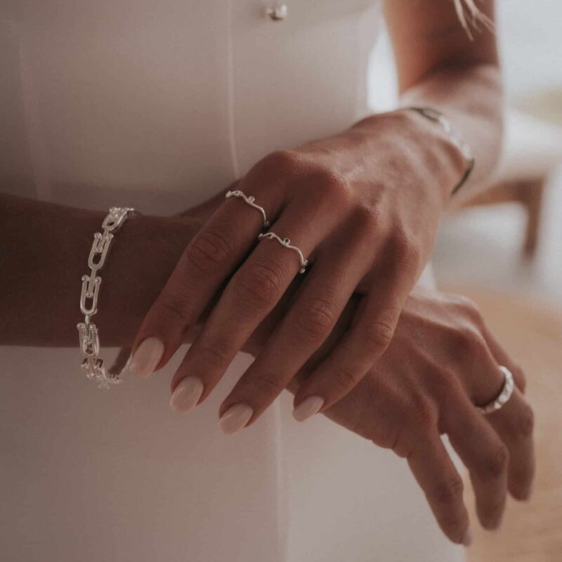 Alternative view of Armreif "Gisele" aus 925 Sterling Silber