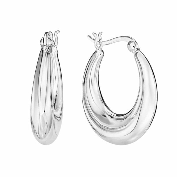 Creolen "Mella" aus 925er Sterling Silber