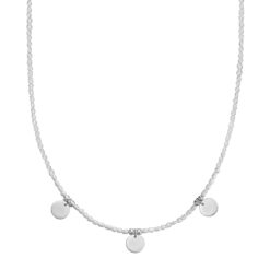 Alternative view of Anthea Kugelkette Süsswasserperlen mit 925 Sterling Silber