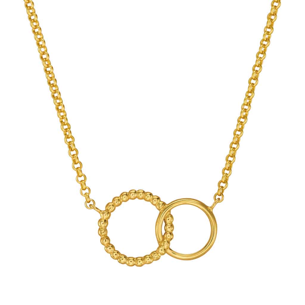 Kette "Emalia" aus 925 Sterling Silber, goldplattiert