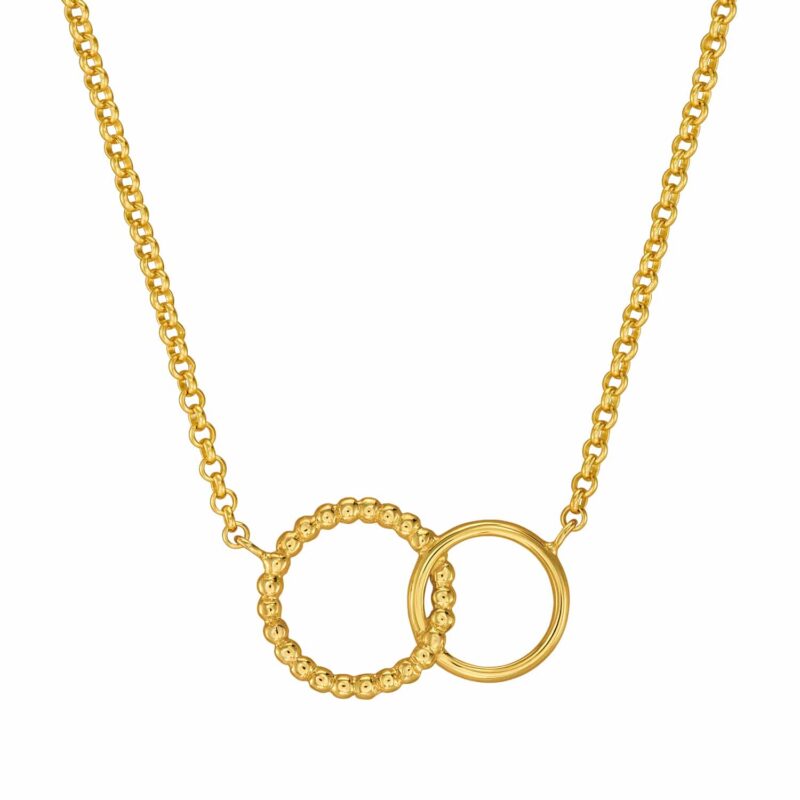 Kette "Emalia" aus 925 Sterling Silber, goldplattiert