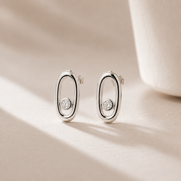 Ohrringe "Adora" aus 925 Sterling Silber mit Zirkonia
