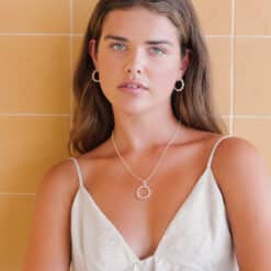 Alternative view of Ohrringe Kreis Nalleli 925 Sterling Silber mit Zirkonia